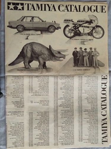 Vintage 1980s tamiya catalogue - vintage,