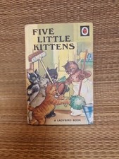 Vintage Ladybird Book Five Little Kittens Series 401 Children Story AJ Macgregor