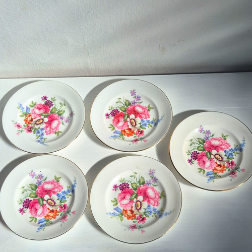 Crown staffordshire saucers - staffordshire,