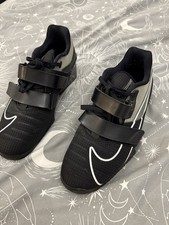 Nike Romaleos 4 Men's Weightlifting Shoes Size 10.5 UK Black/White