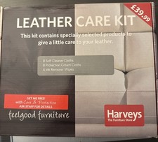 Harveys Leather Care Kit (Incomplete)