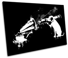 Banksy HMV Dog  CANVAS WALL
