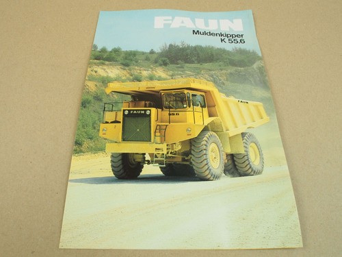 1984 faun k55 - 1984, dump