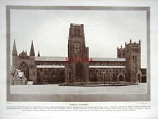 DURHAM CATHEDRAL : Original 1924 'Britain Beautiful' Photo Print