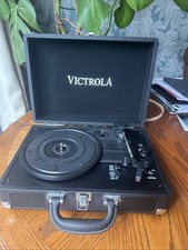 Black Victrola Eastwood Record Player Turntable   never used before