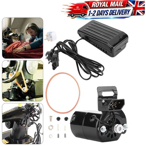 Sewing machine motor with foot - sewing,