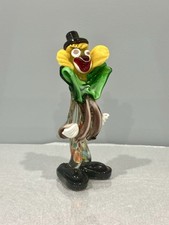 Murano Italy Glass Clown With