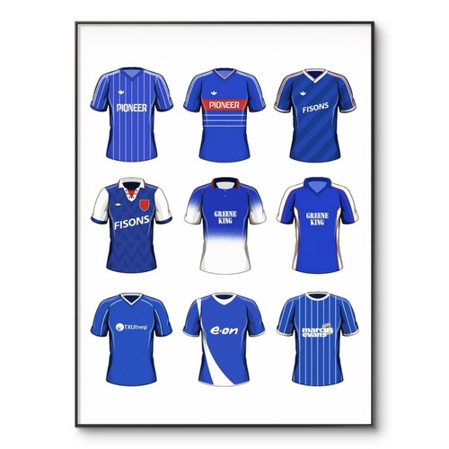 Ipswich football poster - football,