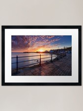 Towards Swanage Pier Framed