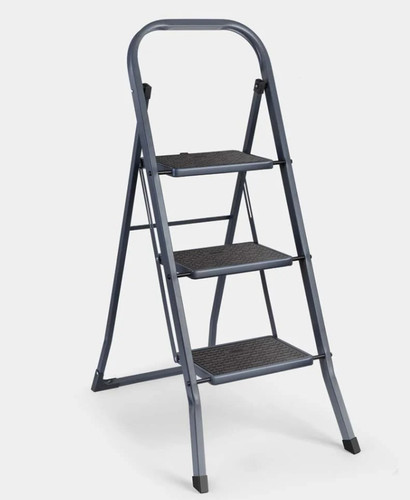 Vonhaus step folding ladder - 3-step,