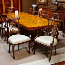 Set of 8 mahogany Traditional