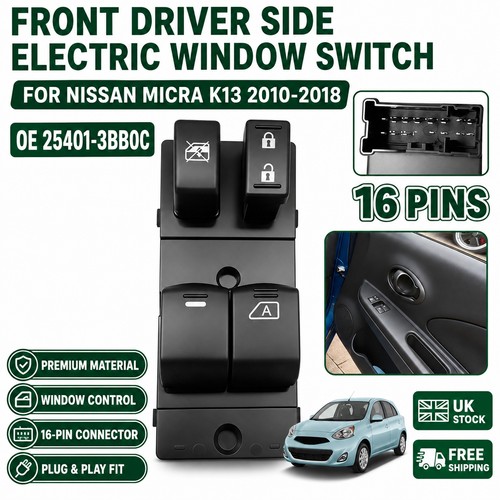 Pin power window switch - window, for