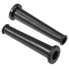 10Pcs 80mm Length Black Rubber