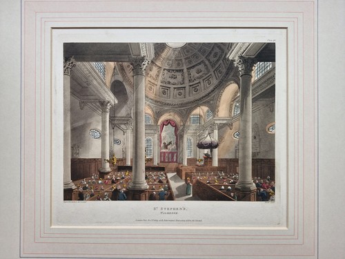 Rare ackermann aquatint st - ackermann,