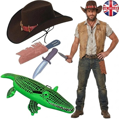 Mens crocodile mick dundee - crocodile,