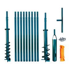 100+150mm/ 10m + BAILER DRILLPARTNER Hand Auger System Water well Earth Borer