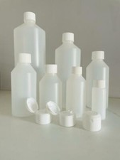 Natural HDPE Plastic Bottles &