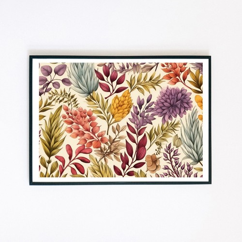 Vintage botanical plant leaves - botanical,