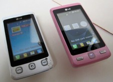 LG Cookie KP500 and KP501 mobile phones. USED.  Untested.  For spares/repair.