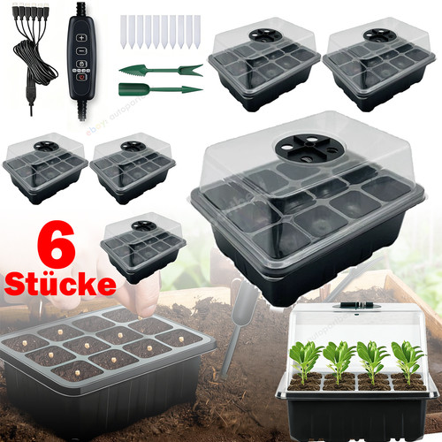 6pack 72cell seed trays with - 72cell,