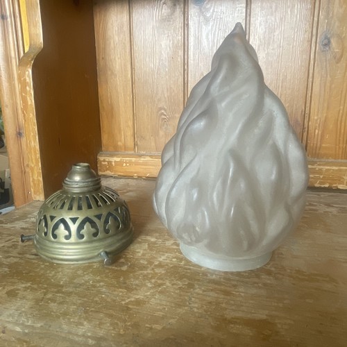 Vintage antique art deco - deco, flame