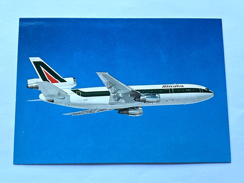 Aviation airline postcard - airline,