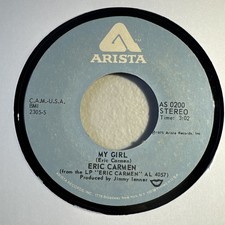 Eric Carmen - My Girl 7" Vinyl