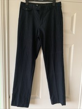 Mens Navy pinstripe formal