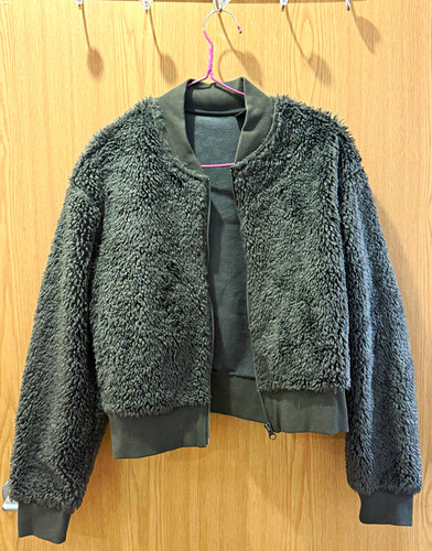Uniqlo women grey fleece - grey,