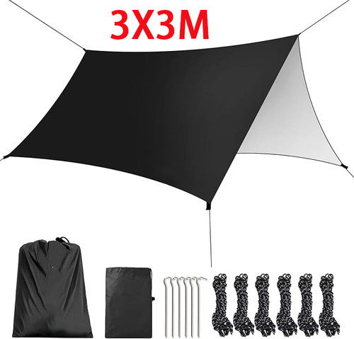 3x3m camping hammock - 3x3m, fly