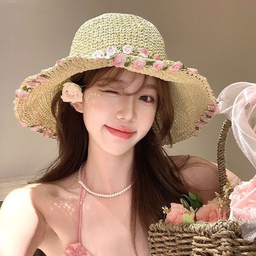 Women wide brim knitted - brim,