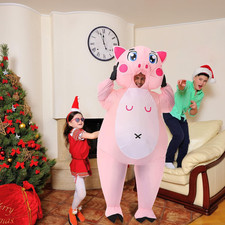 Inflatable Pink Pig Costume