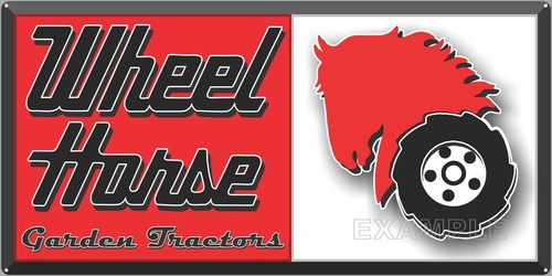 Wheel horse lawn - horse,
