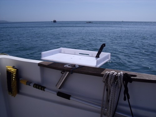 Boat bait table clever design - boat,