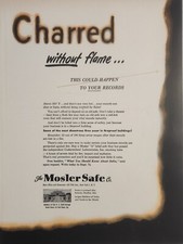 1950 Print Ad The Mosler Safe