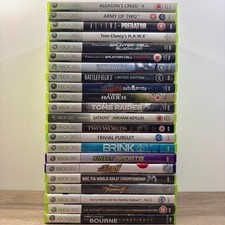 Xbox 360 Games Bundle Assassin’s Creed II Tomb Raider Blacklist WatchDogs + More