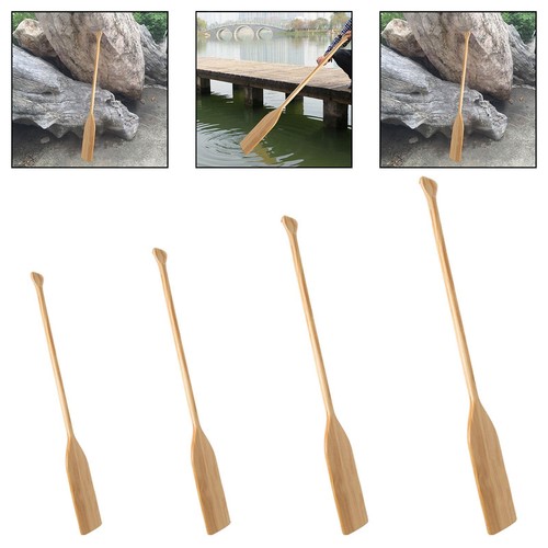 Wooden canoe paddle sturdy - wooden,