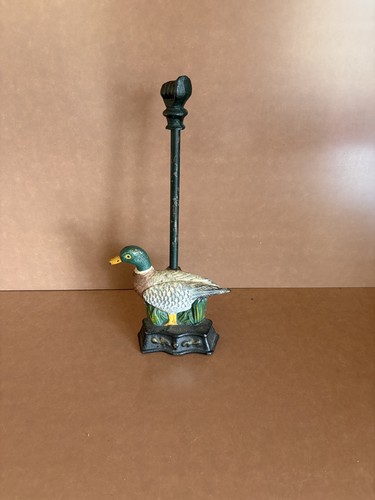 Vintage cast iron duck - cast,