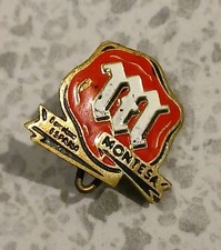 Vintage 1960's MONTESA Motorcycles Barcelona Spain Enamel Pin Badge
