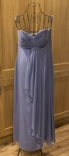 Coast Grey Lilac Silk Chiffon Grecian Dress Kylie Minogue Alexander McQueen UK14