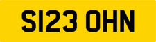 SIOBHAN CAR REG PRIVATE NUMBER PLATE S123 OHN ALL FEES PAID SIOBAN SIB SIOB SHIV