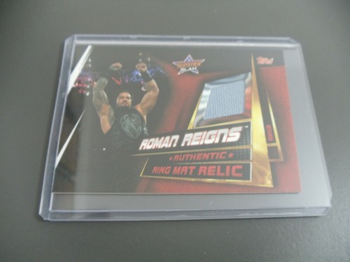 Wwe topps summerslam mat relic - wwe,