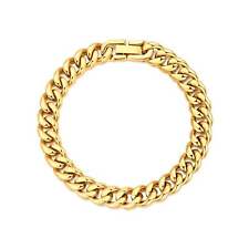 Men's 9mm 18k Gold Plated