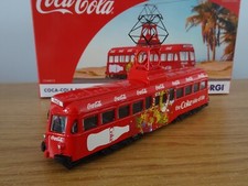 CORGI OOC COCA COLA BLACKPOOL TRANSPORT BRUSH RAILCOACH TRAM MODEL CC44013 1:76