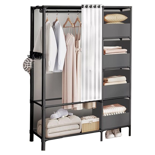 Heavy duty metal clothes rail - metal,