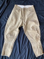 Original WW1 US Army Summer Kaki Camvas Breeches Trousers Pants 