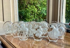 Vintage Set of 12 Crystal
