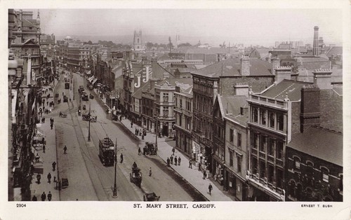 Mary street cardiff 1910 - mary,