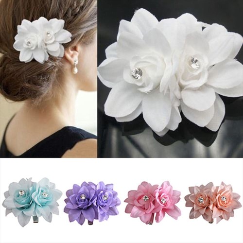 Large floral claw clips hair - large,
