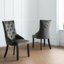 Ophelia & Co. Braeden Dining Chair in Grey Set of 2 Elegant and Comfortable